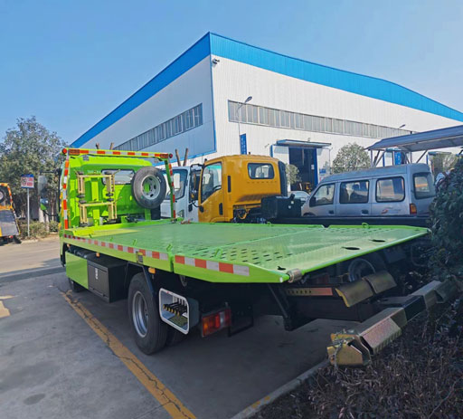 howo 3ton flatbed tow truck