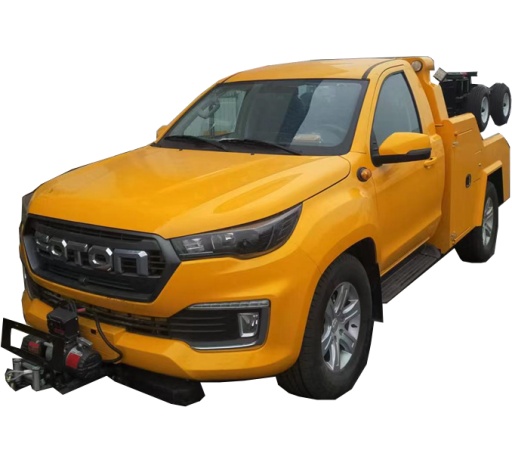 Camioneta grúa Foton 4×4 usada en el garaje subterráneo